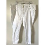 Madewell Button Fly Skinny Denim Jeans White Size 37/Women's 22 Plus Petite NEW Photo 1
