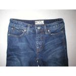 Free People New Womens  Jeans 24 X 26 Crop Capri Dark Blue Urban Outfitters Photo 1