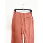 Marine layer  Elle Relaxed Crop Pants Size Medium Rust Orange Preppy Minimalist Photo 11