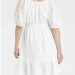 Knox Rose white embroidered puff sleeve dress size xsmall Photo 11