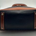 Dooney & Bourke black pebbled leather vintage tote bag serial number J7990553 Photo 10