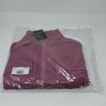 Area Stars Waffle Zip Bomber Jacket Cropped Utility Mauve Pockets Size XS NEW Pink Photo 10