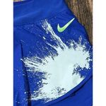 Nike Burst Court Flex Shorts Blue White SMALL Tennis Photo 1