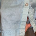 Sigrid Olsen Women’s Blue Button Down Linen Shirt Sz M GUC Comfy Lightweight Photo 72