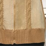 Vintage Y2K Tan Suede Leather Vest Large Photo 6
