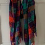 Beautiful Warm and Cozy Acrylic Blanket Scarf Purple Photo 0