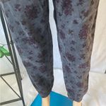Anthropologie  gray floral motif Kalea corduroy jogger pants XS Photo 4