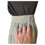 American Vintage 80's high waisted wool skirt, grey flecked black, brown xs Photo 4