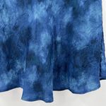 Free People Martine Flirt Tie Dye Mini Skirt Blue Side Zip Slit Women's Size 10 Photo 7