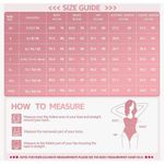 UNIQUEBELLA Rash Guard for Women,
1 Piece Modest Swimsuits for Women size M Size M Photo 10