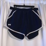 Under Armour Navy blue lined athletic shorts with pockets Photo 0
