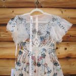 Mac Duggal  20510 Flutter Sleeve High Neck Embellished Floral Dress Photo 10