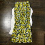 Handmade Yellow and Blue Maxi Skirt Photo 4