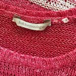 Soft Surroundings Beachy Coral Summer Vacation Tunic Sweater Open Knit Artsy Photo 1