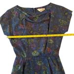 Rose Web New York Women's Vintage 1940s Skirt Suit M Blue/Green Swirl Pattern Blue Size 6 Photo 8