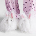 SKIMS  bunny slippers 37 NWT & dust bag Photo 0