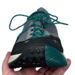 Under Armour Women's Size 9 Burnt River Hiking Trail Shoes Grey Black Green/Blue Photo 8