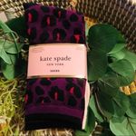 Kate Spade Purple Leopard Stripes 3 Pack Socks NWT Photo 0