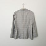 1. State [] Heather Grey Woodland Plaid One Button Blazer Jacket Work NWT Size 14 Photo 2