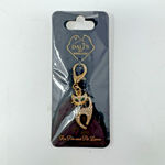 Dali’s Pet Jewellery Rhinestone Cat Charm Gold Tone Clip 2” New Photo 4