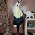 Arizona Jeans Arizona Size Large Acrylic Yellow Grey Gray Black Sweater Shorter Length Knit Photo 8