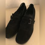 Aquatalia women black suede wedge shoes US 8 Photo 1