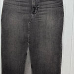 Good American  Front Slit Women's Black Denim Skirt Size 10/30 Photo 0