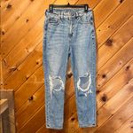 American Eagle AE Strigid Ripped Mom Jean Photo 5