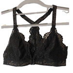 Victoria's Secret Victoria‎ Secret bra Bralette black lace Wireless Racerback Sz S Photo 0