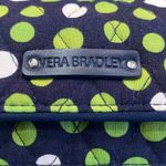 Vera Bradley Navy Blue LUCKY YOU Polka Dots Adjustable Crossbody Wallet Purse Photo 3