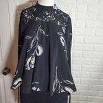 Band of Gypsies  long sleeve lace accent top size M Photo 8