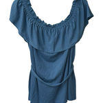 Lane Bryant NWT  Relaxed Off The Shoulder Ruffle Tunic Women's‎ Plus 22/24 Photo 0
