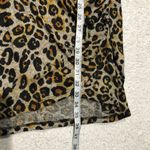 Francesca's June & Ivy Tammy Ruched‎ Leopard Dress Size Medium Brown Photo 12