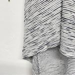 Max Studio  Black & White Striped Short Sleeve Ruched Mini Dress Womens S Artsy Photo 6