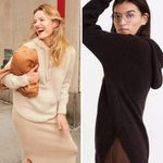 Madewell NEW Brown Wilmington Hoodie Sweater, S Photo 2