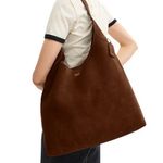 Coach  Large Suede Brooklyn 39 Shoulder Bag Warm Brown Photo 3