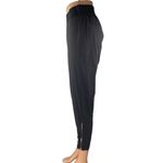 Athleta Women's Black Elastic Waist Ankle Zip Tapered Activewear Sweatpants Sz 4 Photo 1