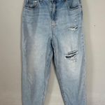 Levi's Premium High Loose Taper Jeans 29 Here To Stay Distressed Light Wash Photo 1