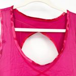 Lole  Womens Back Cut Out Athleisure Active Stretch Yoga Tank Top Size S Hot Pink Photo 1