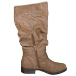 Journee Collection Journee Tan Knee-High Boots Photo 7