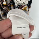 Eshakti Women's Black Geometric Pattern Handkerchief Hem High Low Dress Size 0 Photo 5