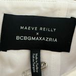 BCBGMAXAZRIA Maeve Reilly x Rialto One Sleeve Bra Top In Optic White Photo 7