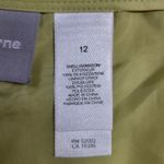 Liz Claiborne Liz Claiborne Womens Pants 12 Melon Green Silk Straight Pleated High Waist Photo 2