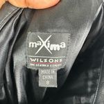 wilson's leather  Maxima Leather Pants Vtg Black Motorcycle Biker Size 8 Photo 4