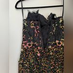 Sequin High Slit Strapless Dress, Size Large Black Photo 10