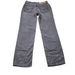 Levi's Levi’s Low Pro Stonewash Mid Rise Relaxed Straight Gray Bleach Splatter Size 28 Photo 2
