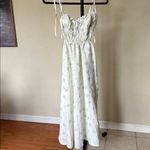 House Of CB House of‎ CB CHRISTABEL Ivory Floral Shirred Midi Dress NWOT size XS Photo 4
