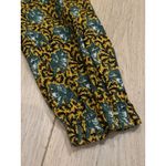 J.Crew Novelty Elephant Bohemian Animal Print Ruffle Blouse Travel Safari Sz 2 Photo 2