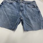 ZARA  Shorts Womens 8 Blue Denim High Rise‎ Raw Hem Cutoff Casual Summer Photo 5