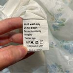 JessaKae Coquette White Blue Floral Lace Midi Dress Size XL Milkmaid Cottagecore Photo 11